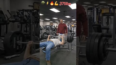 365lbs Raw Bench, followed by 375lbs, Crazy old man