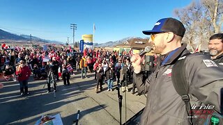 Freedom Convoy Anniversary - CANADA/USA BORDER Feb. 2022