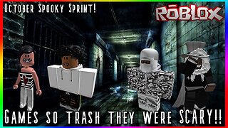 THESE GAMES TRRAASH - Roblox Random Scary (Not Really) Games