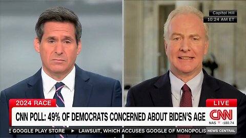 Democrat Sen Chris Van Hollen Dismisses Voters' Overwhelming Concerns Over Biden's Age