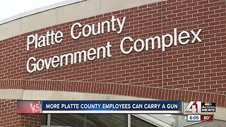 More Platte County employees can bring handguns to work