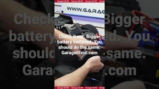 Bigger batteries in the Traxxas XRT