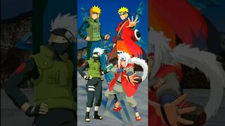 Naruto, Jiraiya Melawan Minato, Kakashi.#shorts