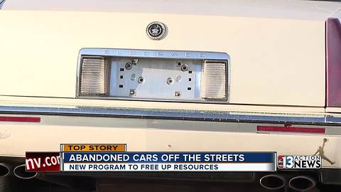 North Las Vegas has new way to clean up abandoned vehicles