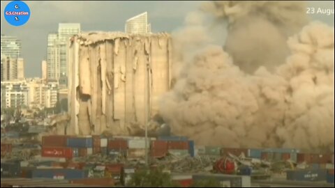 Beirut: Further part of grain silos collapses 2 years after blast