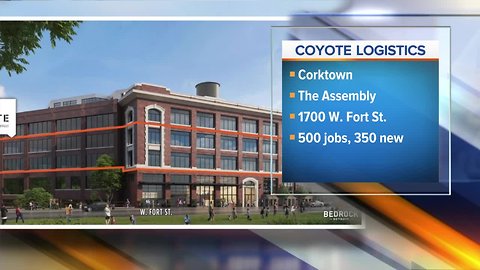 Coyote Logistics bringing 500 jobs to Corktown