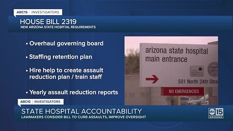 Lawmaker pushes bill to hold Arizona state hospital more accountable
