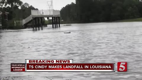 Tropical Storm Cindy Comes Ashore In Southwest Louisiana