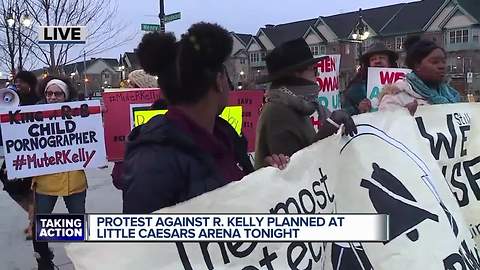Group plans protest outside of R. Kelly concert at Little Caesars Arena