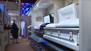 Funeral homes turn to live-streamed services as a way for families to grieve their loved ones