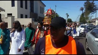 SOUTH AFRICA - Cape Town - Sri Siva Aalayam 40th Anniversary celebrations and sod turning in Athlone (cell phones videos) (a4e)