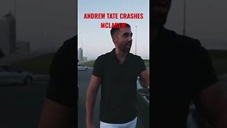 ANDREW TATE CRASHES HIS SUPER CAR!!!