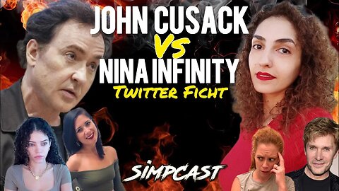 John Cusack VS Nina Inifinity! Twitter Fight! SimpCast with Vic Mignogna, Chrissie Mayr, Venti