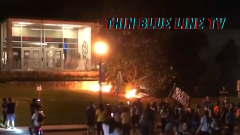 Black Lives Matter Sets Police Station On Fire During Riot For 2 Criminals In South Carolina