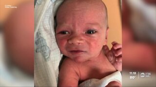 Tampa mom gives birth to baby on pontoon boat in Clearwater