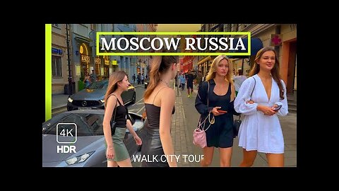 Evening Life in Russia Moscow