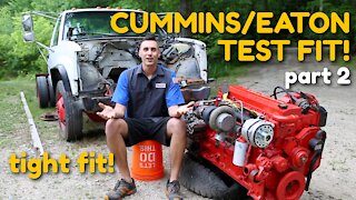 Cummins & Eaton Test Fit (Part 2) Into a GMC C3500HD [Cummins Part 8]
