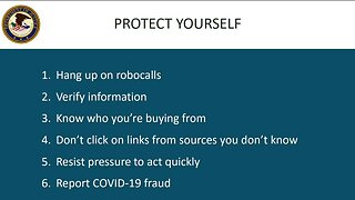U.S. Attorney in Milwaukee Warns of COVID-19 Scams
