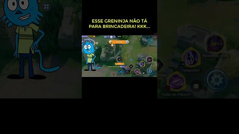 ESSE GRENINJA NÃO TÁ PARA BRINCADEIRA 🤣🤣POKÉMON UNITE #shorts #burucharizard #pokemonunite