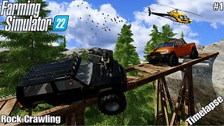 My First RESCUE MISSION is a COMPLETE DISASTER!! | Rock Crawling | Farming Simulator 22 | Episode 1