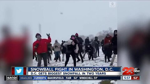 Check This Out: Snowball fight in Washington, D.C.