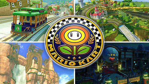 Mario Kart 8 Deluxe - Flower Cup Grand Prix | All Courses (1st Place)