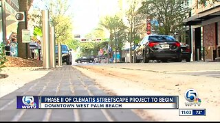 Phase 2 of Clematis Street redevelopment set to begin Monday