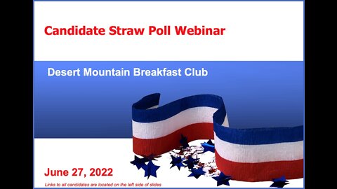 DM Breakfast Club Straw Poll, June 27, 2022
