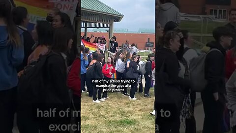 Group Of Kids Exorcise Gay Pride protest! #WGod