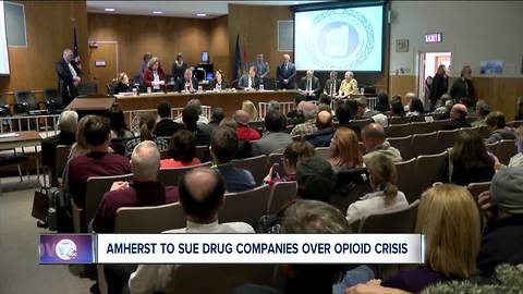 Amherst to sue opioid pharmaceutical companies