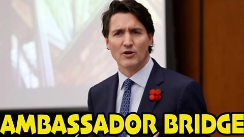 💩 Trudeau 💩 🇨🇦Ambassador Bridge 🇨🇦Update