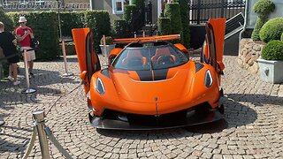 [4k 60p] 🇸🇪1600 HP🇸🇪MORE Koenigsegg Jesko with carbon wheels in Tang Orange🇸🇪