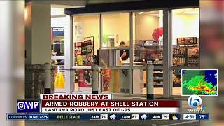 Shell gas station robbed in Lantana