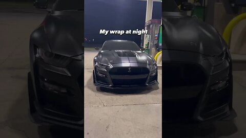 Wrap day vs Wrap at night #ford #mustangsociety #fordperformance #fordracing #shorts