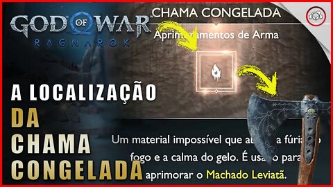 God of war Ragnarok, A localização da Chama Congelada | Super dica