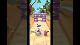 Oxide Iron Crate Battle Run Gameplay On Beach Jungle - Crash Bandicoot: On The Run!