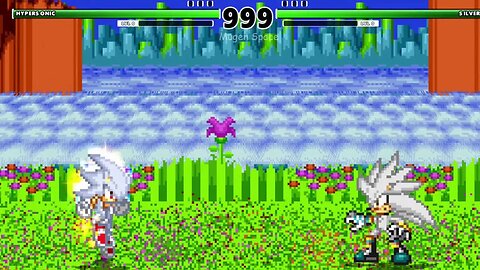Hyper Sonic & Fleetway Sonic VS Silver Sonic & Mephiles Sonic & Sonic I Sonic Battle Rematch
