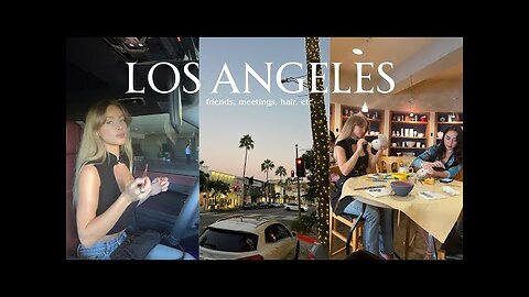 VLOG | Los Angeles | meetings, friends, etc