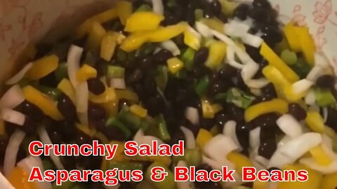 Asparagus Black Bean SALAD