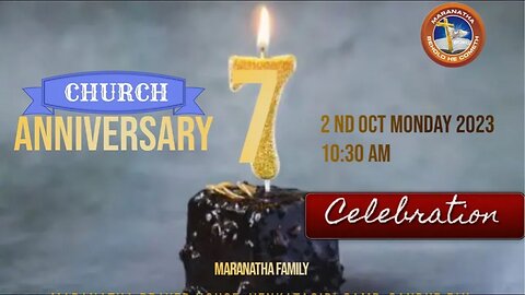 MARANATHA 7th Church Anniversary at Venkatagiri 02.10.23