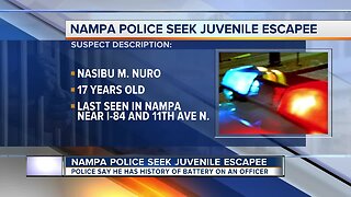 Nampa Police search for teen with 'violent tendencies' who escaped juvenile corrections facility