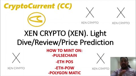 XEN Crypto (XEN). Light Dive/Review/Price Prediction + How to Mint XEN