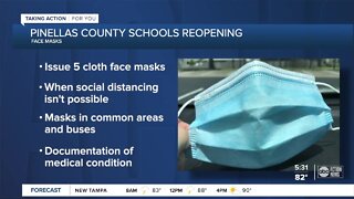 Pinellas Schools to require students and staff to wear masks, according to 'ReOpening Plan' draft