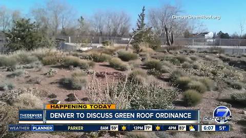 Denver City Council to hear proposed changes to Green Roof Initiative