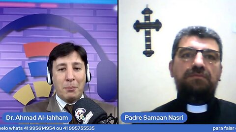 O Dr Ahmad em uma conversa especial com o Padre Samaan Nasri