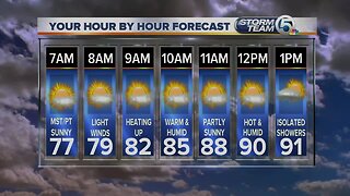 South Florida Thursday mid-morning forecast (7/25/19)