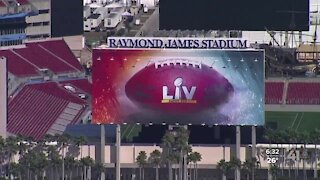Super Bowl LV preparations underway at Raymond James Stadium