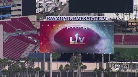 Super Bowl LV preparations underway at Raymond James Stadium