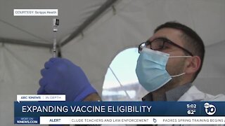 Expanding vaccine eligibility in March