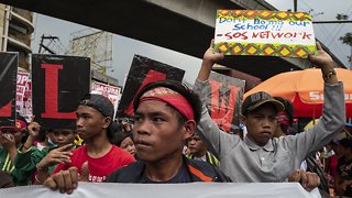 Protesters Gather In The Philippines On Martial Law Anniversary